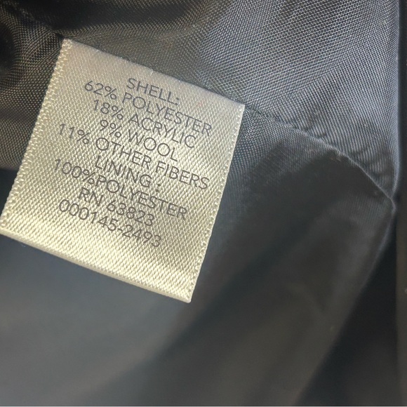 Christopher & Banks Red Plaid Bomber Jacket Womens L Preppy Classic Holiday - Picture 5 of 12